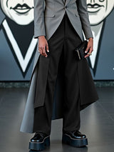 Men's Flap Patchwork Straight Pant SKUL31957