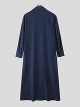 Men's Solid Pleated Textured Long Sleeve Shirt SKUL34216