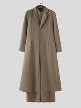 Men's Solid Casual Loose Two Pieces Outfit SKUL27441