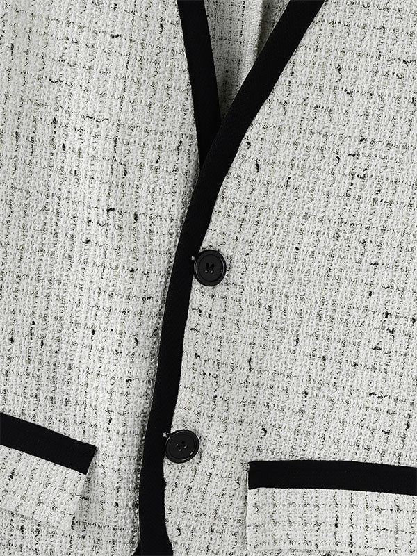 Men's Colorblock Piped Casual Waistcoat SKUL24994