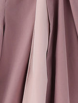 Men's Deconstructed Contrast Color Pleated Long Pant SKUL51889