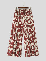 Men's Geometric Abstract Print Resort Pant SKUL55529