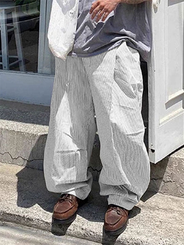 Men's Striped Casual Loose Pant SKUL21106