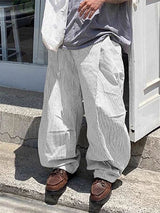 Men's Striped Casual Loose Pant SKUL21106