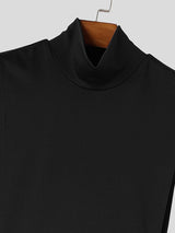 Men's Avant-Garde Darkwear Nightclub Party Side Buckle Strap High-Slit Long-Line Tank SKUL85220