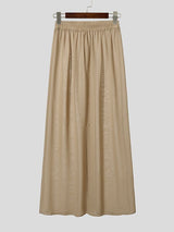 Men's Casual Sheer Loose Slit Skirt SKUL53032