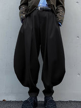 Men's Deconstructed Solid Color Oversized Pant SKUL48760