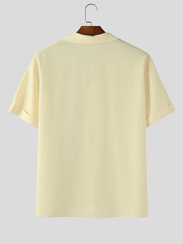 Mens Floral Print Short Sleeve Shirt SKUL15444