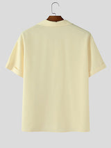 Mens Floral Print Short Sleeve Shirt SKUL15444