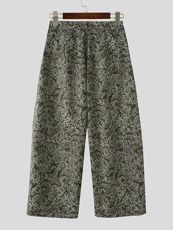 Men's Paisley Print Casual Pant SKUL50522