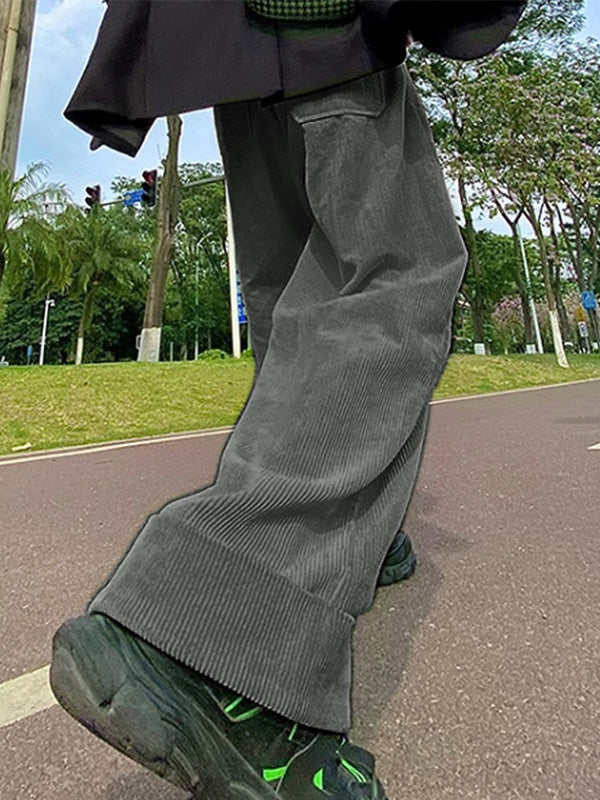 Mens Solid Color Corduroy Pant SKUK86048