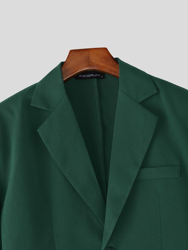 Men's Small Slit Design Casual Two Pieces Outfit SKUL54054