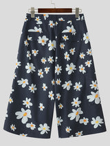 Mens Floral Print Casual Pant SKUL17876