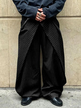 Men's Deconstructed Striped Casual Pant SKUL41261