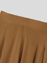 Men's Contrast Color High Waist Wide Leg Pant SKUL54383