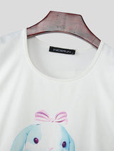 Men's Cartoon Print Cropped Tank SKUL20263