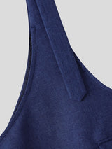 Men's Avant-Garde Asymmetrical Single Strap Peplum Waist Skirt SKUL60658