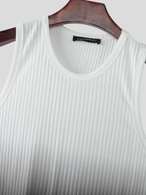 Men's Gradient Color Casual Tank SKUL17048