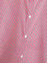 Men's Striped Lapel Cropped Long Sleeve Shirt SKUL31660