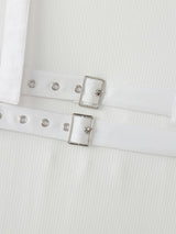 Men's Solid Color Texture Overall Bodysuit SKUL19018