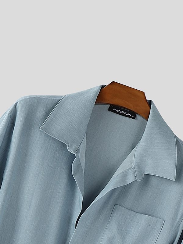 Men's Solid Color Utility Jumpsuit SKUL35106