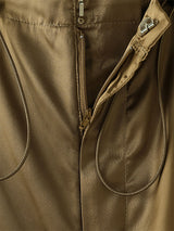 Mens Satin Ruched Design Casual Pant SKUK83126