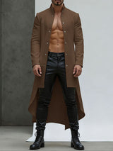 Men's Irregular Hem Long Sleeve Blazer SKUL40289