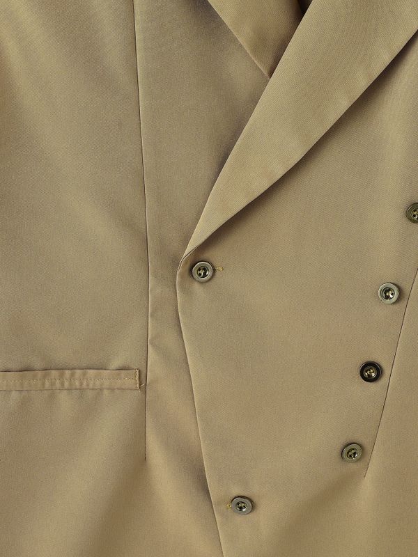 Men's Solid Color Metal Button Patchwork Two Pieces Outfit SKUL56688