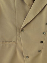 Men's Solid Color Metal Button Patchwork Two Pieces Outfit SKUL56688