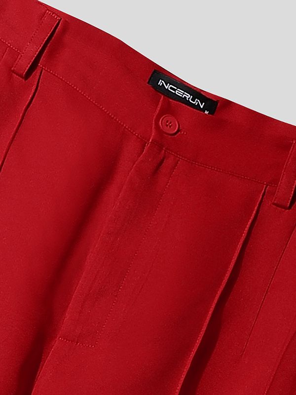 Men's Sheer Mesh Hem Casual Pant SKUL36407