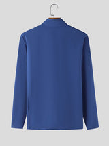 Men's Asymmetric Zipper Knit Slim Fit Long Sleeve T-shirt SKUL48013