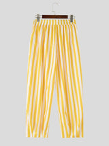 Men's Vintage Y2K Bold Striped Baggy Wide-Leg Balloon Pant SKUL68405