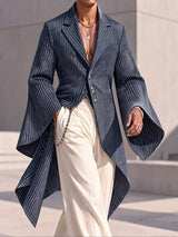 [Pre-order] Men's Avant-Garde Deconstructed Stage Runway Flared Water Sleeve Blazer SKUL89151