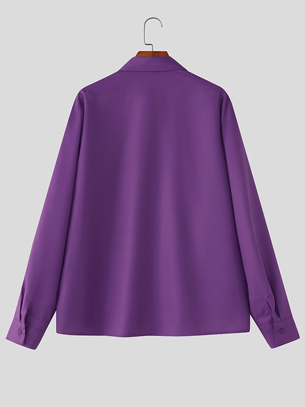 Men's Fun Print Long Sleeve Shirt SKUL41200