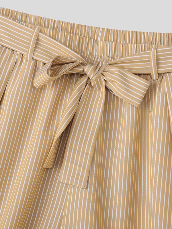 Men's Color Block Striped Two Pieces Outfit SKUL38098