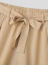 Men's Color Block Striped Two Pieces Outfit SKUL38098