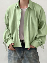 Men's Striped Casual Long Sleeve Shirt SKUL39030