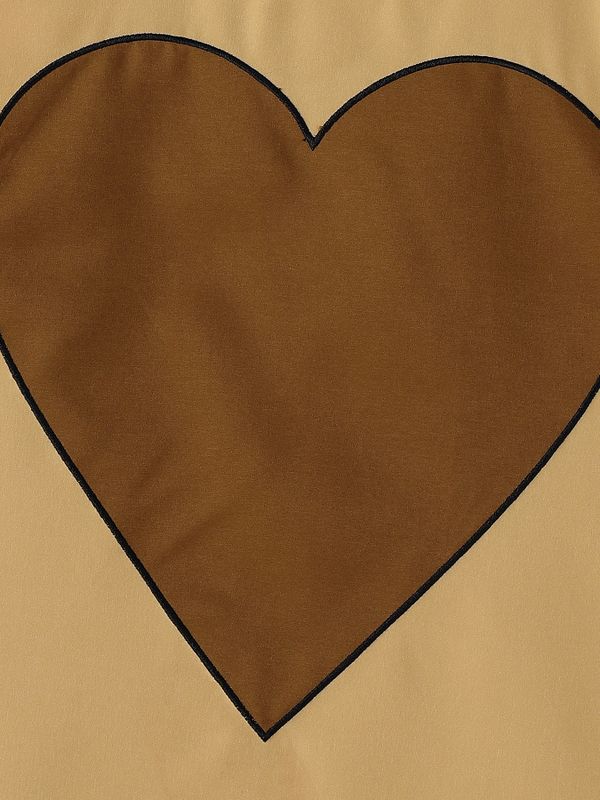 Men's Avant-Garde Colorblock Heart Graphic Two Pieces Outfit SKUL64292