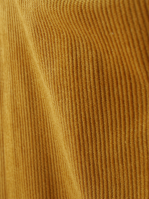 Men's Corduroy Ribbon Casual Jumpsuit SKUL30296