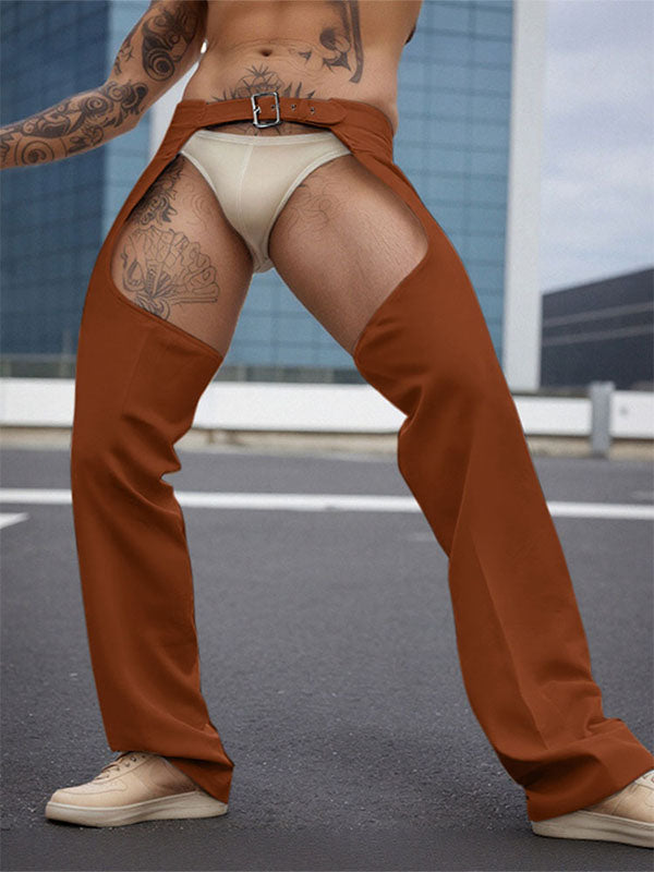 Men's Crotch Hollow Out Casual Pant SKUL26074