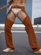 Men's Crotch Hollow Out Casual Pant SKUL26074