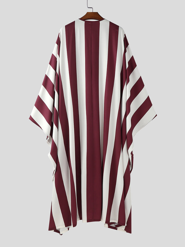 Men's Striped Loose Oversized Robe SKUL24712