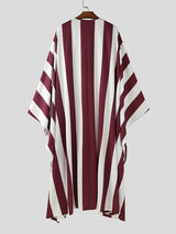Men's Striped Loose Oversized Robe SKUL24712