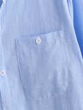 Mens Solid Stand Collar Half Sleeve Shirt SKUC21061