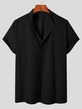 Herren-Freizeithemd mit Stehkragen im Basic-Design SKUJ40265