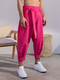 INCERUN Men's Casual Solid Color Loose Pants SKUH95615