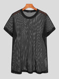 Freizeit-Mesh-Kurzarm-T-Shirts für Herren SKUI16571