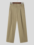 Mens High Waist Solid Pocket Pants SKUJ54090