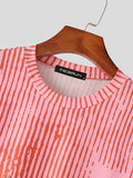 Mens Patchwork Print Long Sleeve Casual T-shirt SKUJ93246