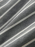 Mens Striped Print Button Cropped Blazer SKUJ92634